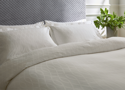 Bedeck of Belfast "Ravello" Duvet Cover Set in Chalk