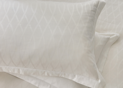 Bedeck of Belfast "Ravello" Duvet Cover Set in Chalk