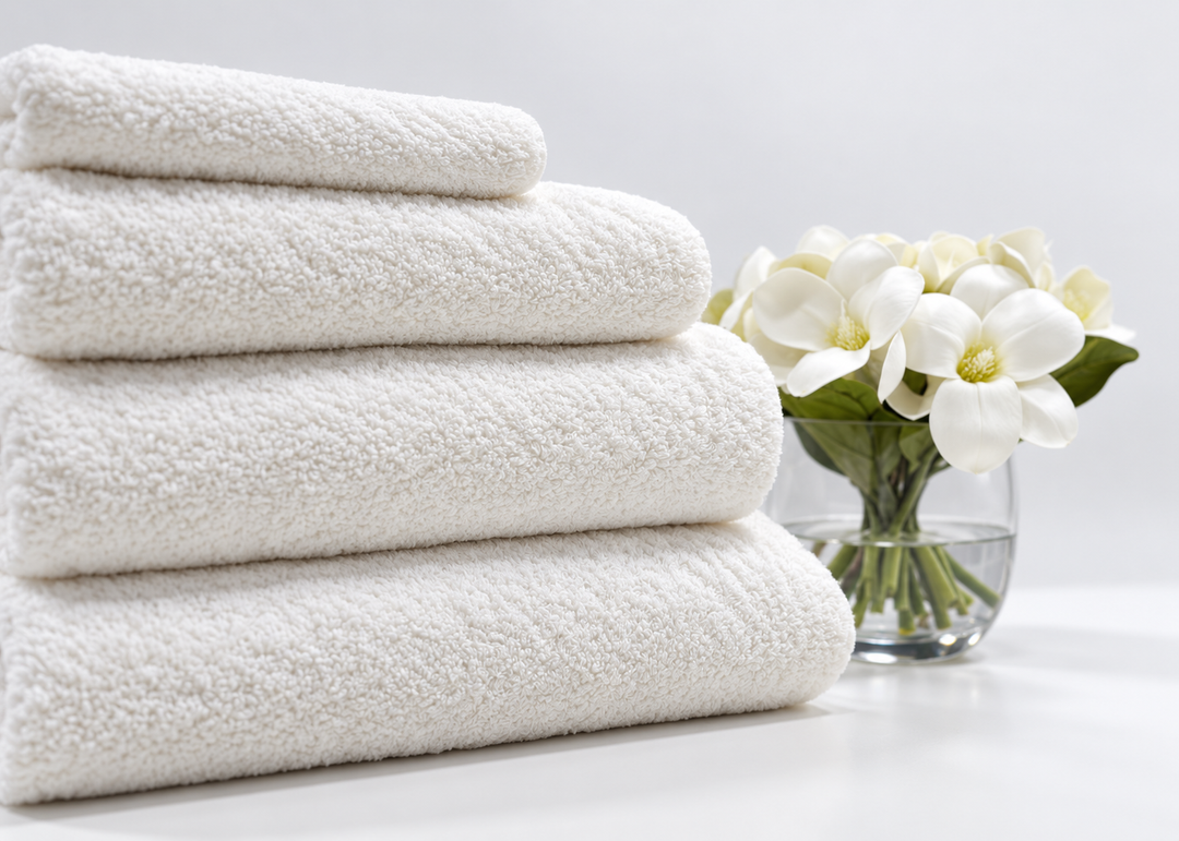 Linen Obsession "Ritual" Towels in Raw (Cream)