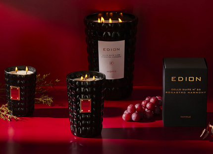Edion "Cello Suite n.23 Rosastro Harmony Nero" Scented Candle