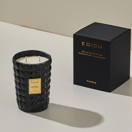 Edion "Cello suite n.23 Rosastro Harmony Nero" Scented Candle