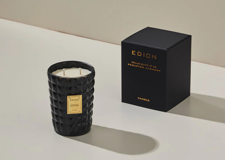 Edion "Cello Suite n.23 Rosastro Harmony Nero" Scented Candle