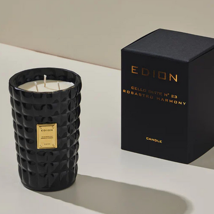 Edion "Cello suite n.23 Rosastro Harmony Nero" Scented Candle