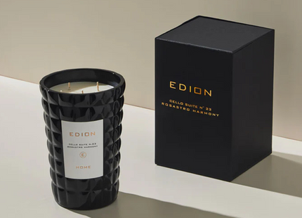 Edion "Cello Suite n.23 Rosastro Harmony Nero" Scented Candle