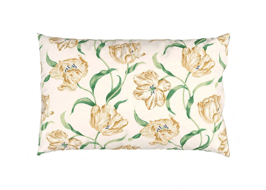 Sanderson "Dancing Tulips" Duvet Cover Set in Yellow