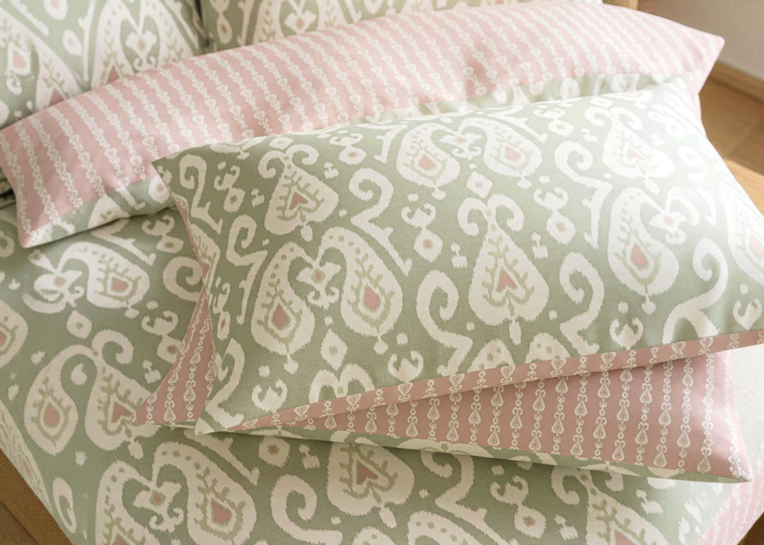 Sanderson "Java" Duvet Cover Set in Sage