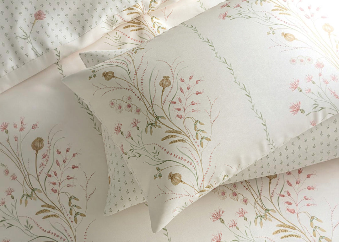 Sanderson "Summer Harvest" Duvet Cover Set in Cream