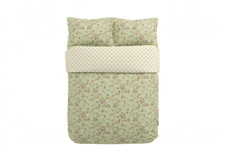 Sanderson "Nectar Fields" Duvet Cover Set in Sage