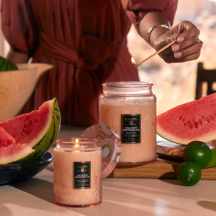 Voluspa "Kalahari Watermelon" Candle in Jar