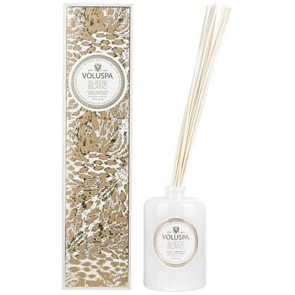 Voluspa "Suede Blanc" Fragrance Diffuser with reeds