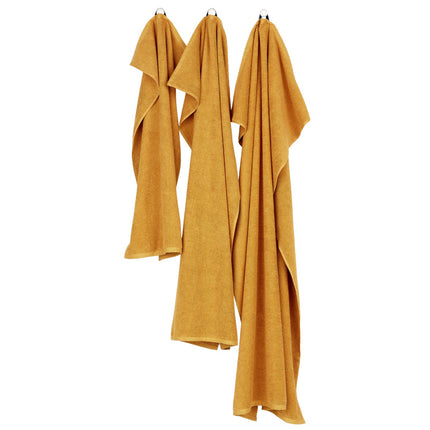 Christy "Brixton" Bath Towels Collection in Saffron Gold