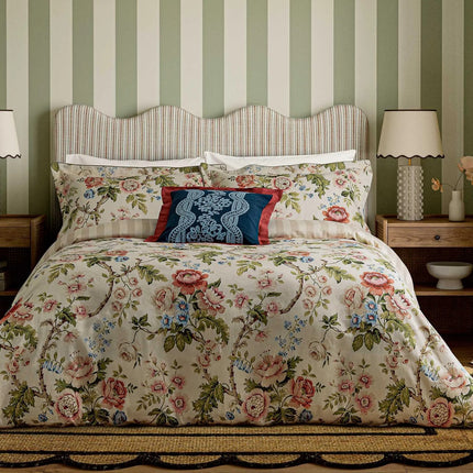 Sanderson "Hykenham" Duvet Cover Sets in Rose & Sage