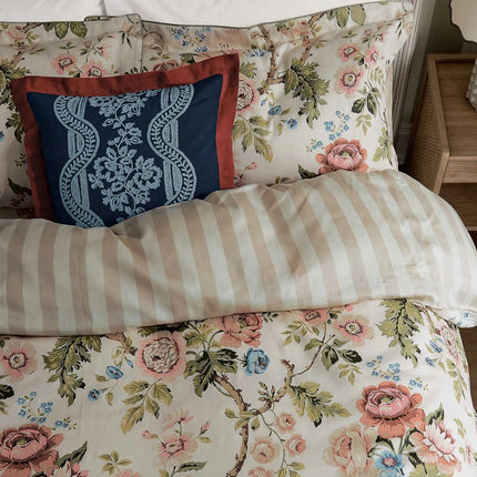 Sanderson "Hykenham" Duvet Cover Sets in Rose & Sage
