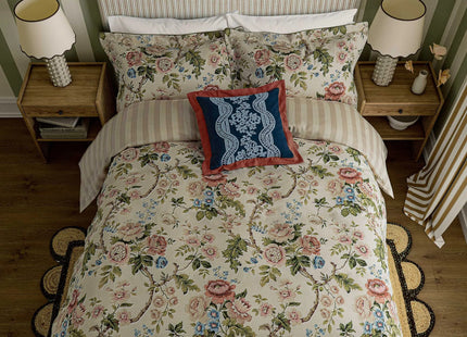 Sanderson "Hykenham" Duvet Cover Sets in Rose & Sage