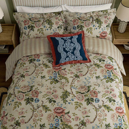 Sanderson "Hykenham" Duvet Cover Sets in Rose & Sage