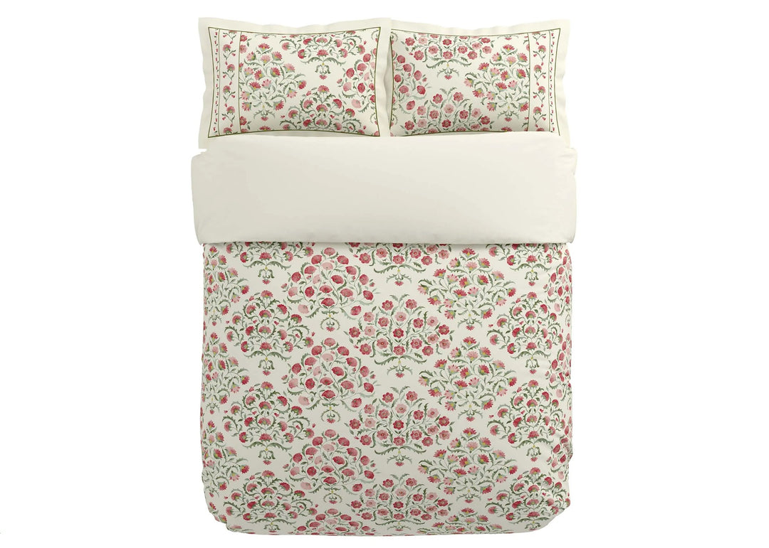 Sanderson "Ottoman" Duvet Cover Sets in Rose &amp; Olive