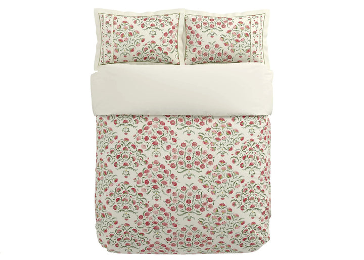 Sanderson "Ottoman" Duvet Cover Sets in Rose &amp; Olive