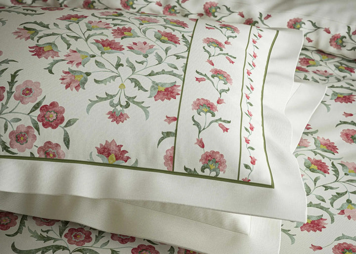 Sanderson "Ottoman" Duvet Cover Sets in Rose &amp; Olive
