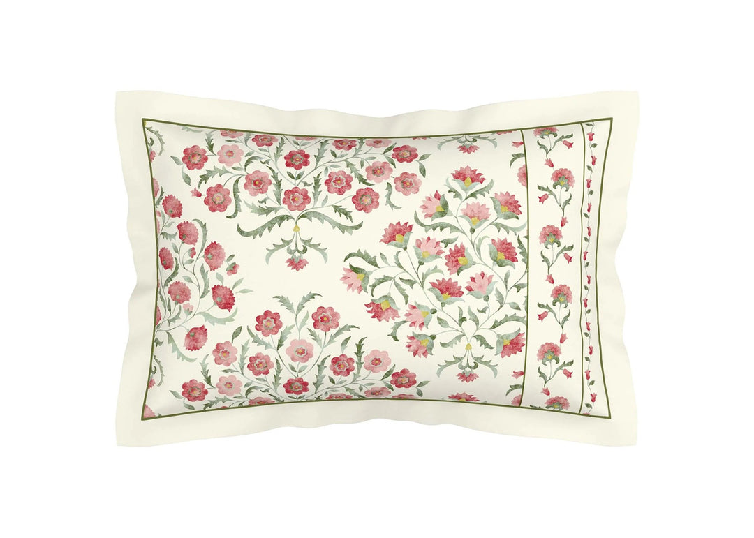 Sanderson "Ottoman" Duvet Cover Sets in Rose &amp; Olive