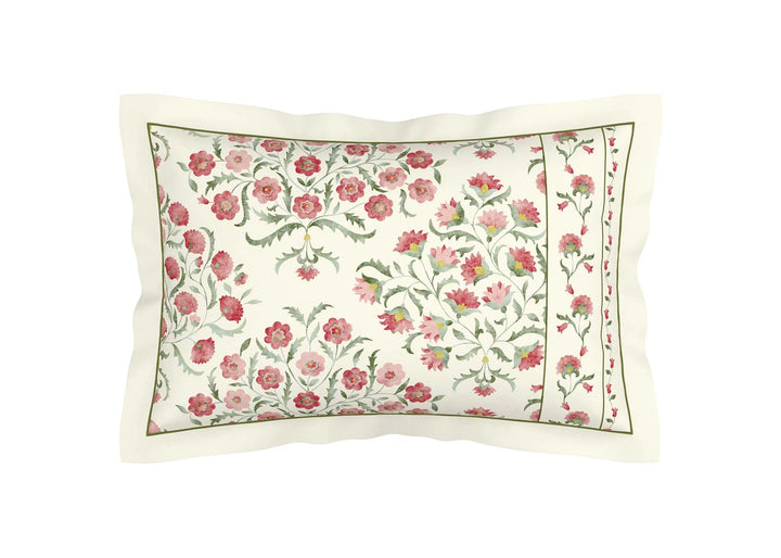 Sanderson "Ottoman" Duvet Cover Sets in Rose &amp; Olive