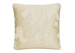 Sanderson "Ashbee" Filled Cushion 40cm x 40cm in Soft Gold
