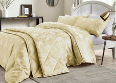 Sanderson "Ashbee" Duvet Cover Set in Soft Gold