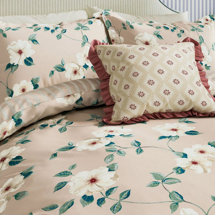 Sanderson "Poets" Duvet Cover Set in Blush