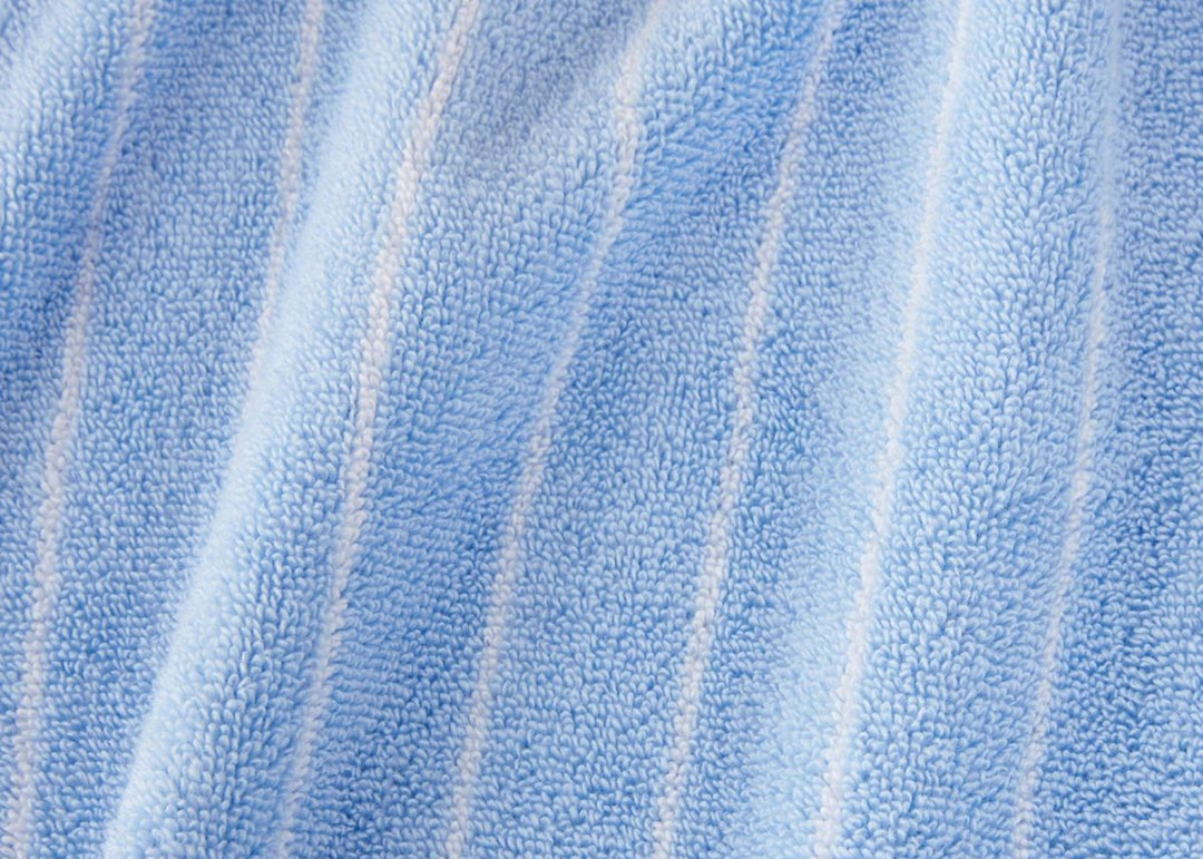 Sheridan "Aven Stripe" Bath Robe in Skylight