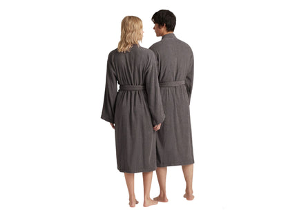 Sheridan "Living Texture" Bath Robe in Granite