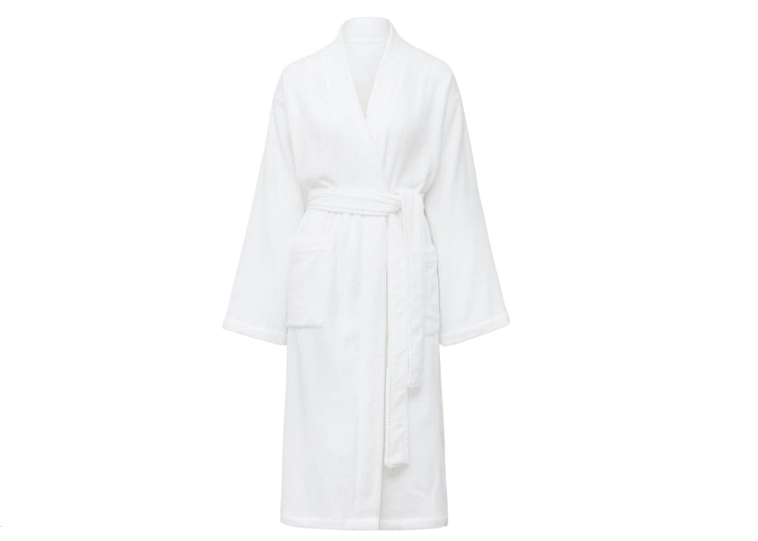 Sheridan "Living Texture" Bath Robe in White
