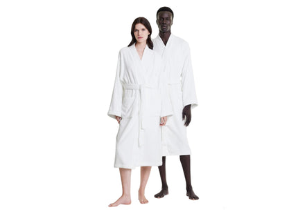 Sheridan "Living Texture" Bath Robe in White