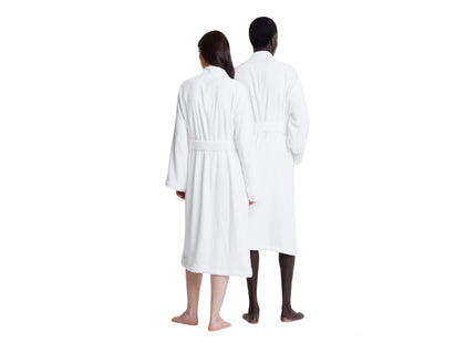 Sheridan "Living Texture" Bath Robe in White