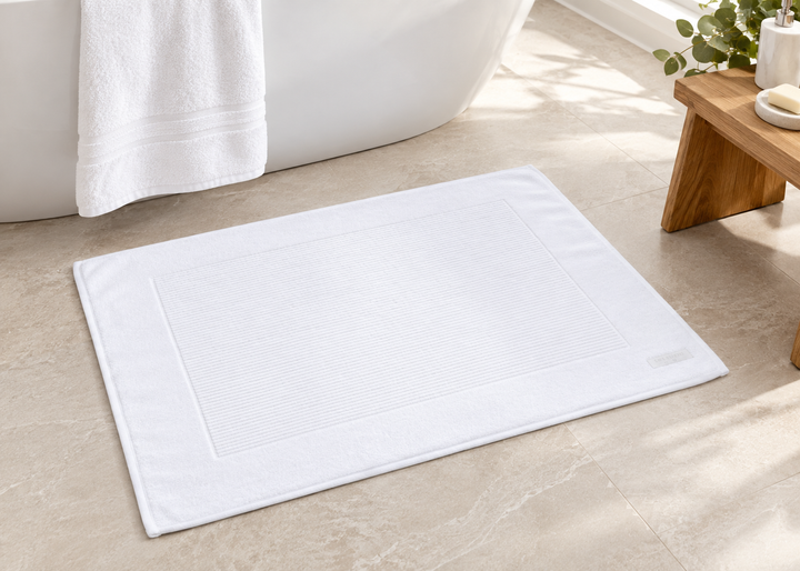 Sheridan "Living Textures" Bath Mat in White