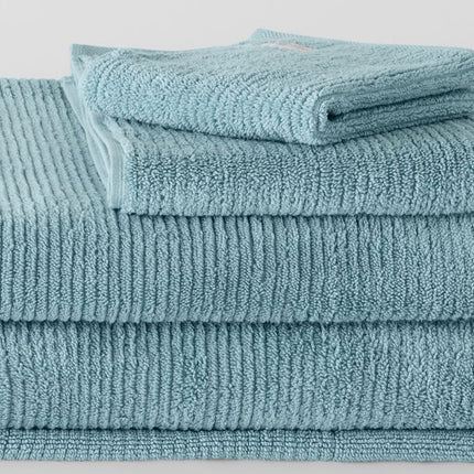 Sheridan "Living Textures" Bath Towels & Mat Collection in Misty Teal