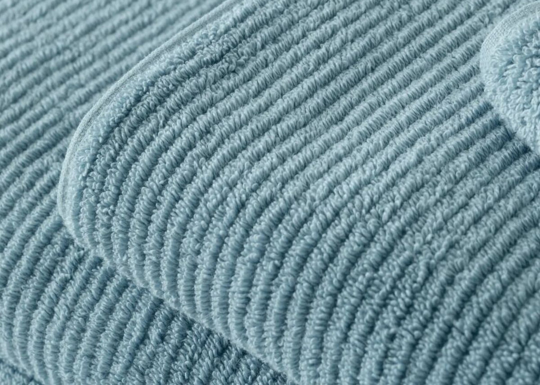 Sheridan "Living Textures" Bath Towels &amp; Mat Collection in Misty Teal