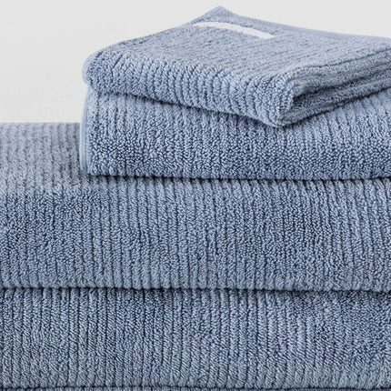 Sheridan "Living Textures" Bath Towels & Mat Collection in Orient Blue