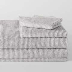 Sheridan "Living Textures" Bath Towels & Mat Collection in Silver Grey