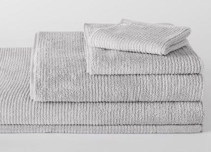Sheridan "Living Textures" Bath Towels & Mat Collection in Silver Grey