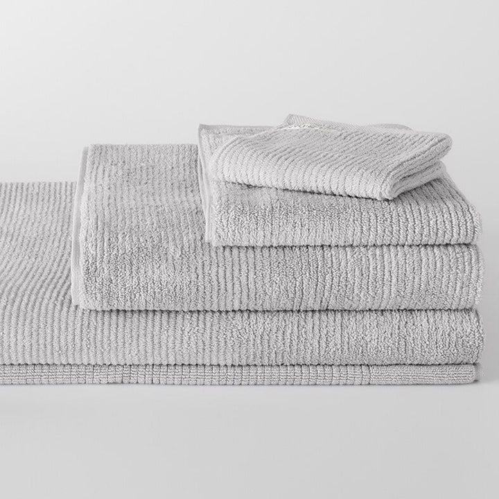Sheridan "Living Textures" Bath Towels &amp; Mat Collection in Silver Grey
