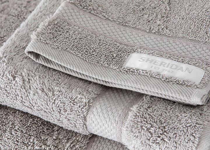 Sheridan "Luxury Egyptian" Bath Towels &amp; Mat Collection in Cloud Grey