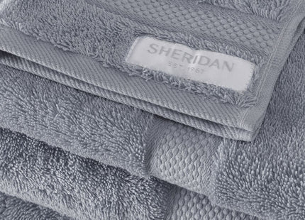 Sheridan “Luxury Egyptian” Bath Towel & Mat Collections in Dusty Blue