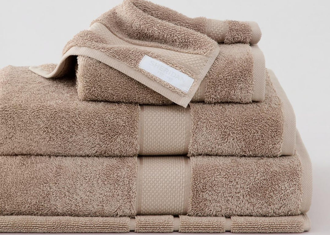 Sheridan "Luxury Egyptian" Bath Towels &amp; Mat Collection in Latte