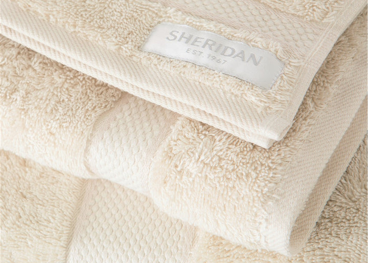 Sheridan "Luxury Egyptian" Bath Towels &amp; Mat Collection in Parchment