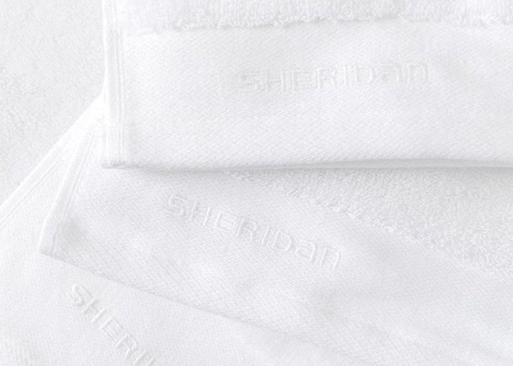 Sheridan "Luxury Retreat" Bath Towels &amp; Mat Collection in White