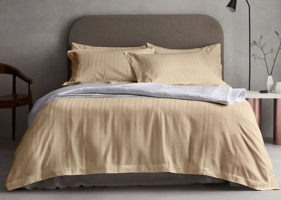 Sheridan "Newmark" Duvet Cover Sets in Almond