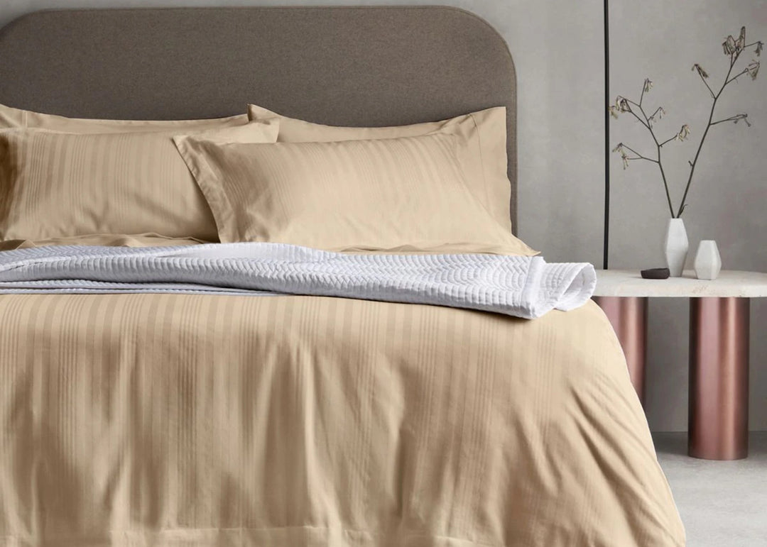 Sheridan "Newmark" Duvet Cover Sets in Almond