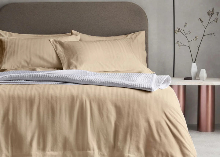 Sheridan "Newmark" Duvet Cover Sets in Almond
