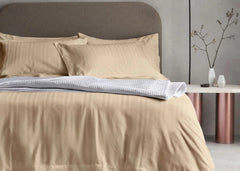 Sheridan "Newmark" Duvet Cover Sets in Almond