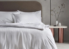 Sheridan "Newmark" Duvet Cover Sets in Snow