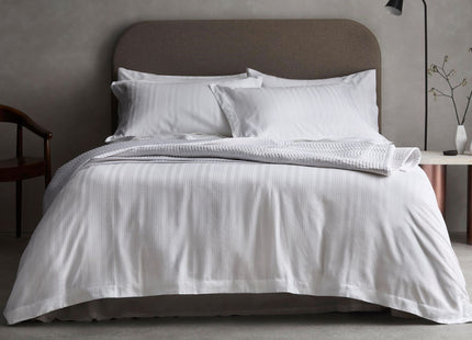 Sheridan "Newmark" Duvet Cover Sets in Snow